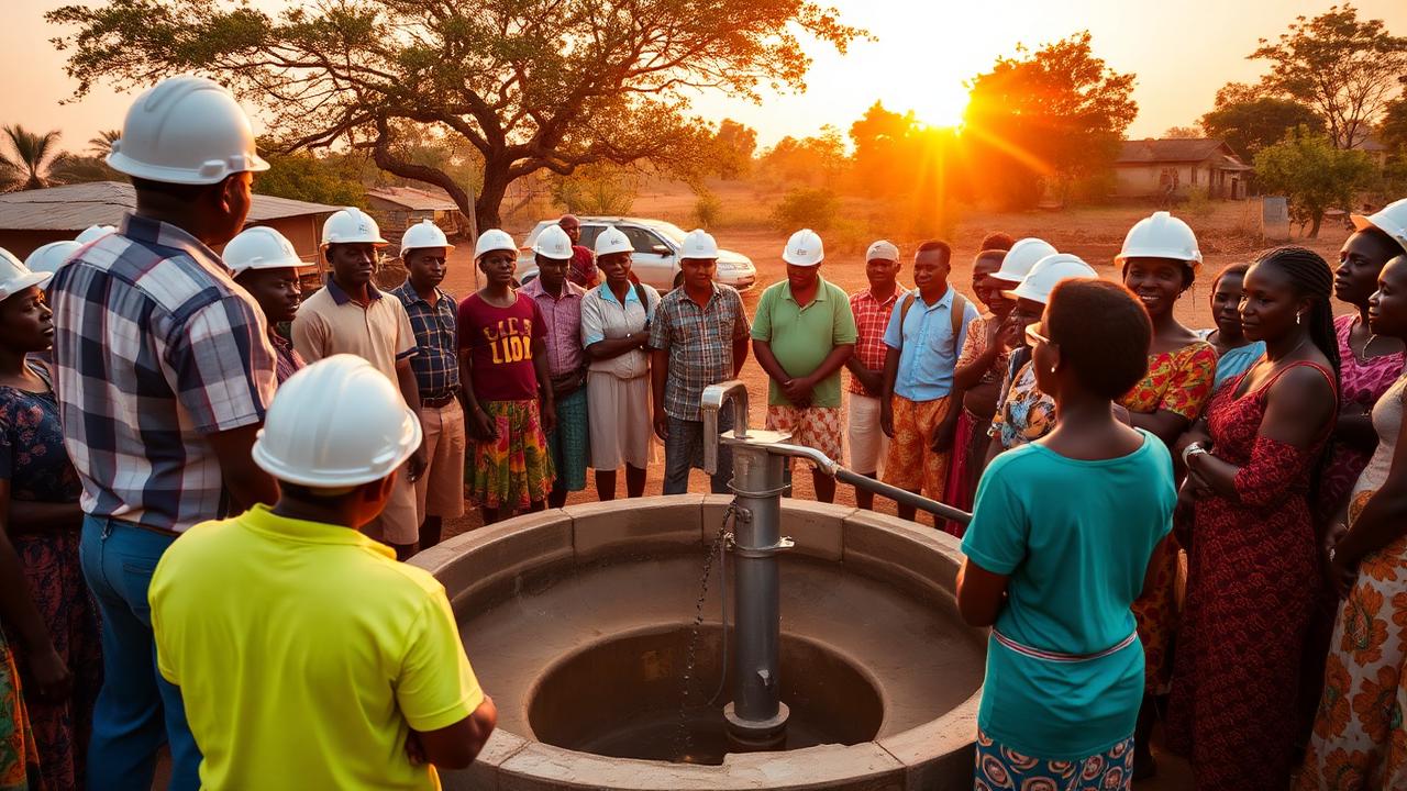 New well in central Mozambique